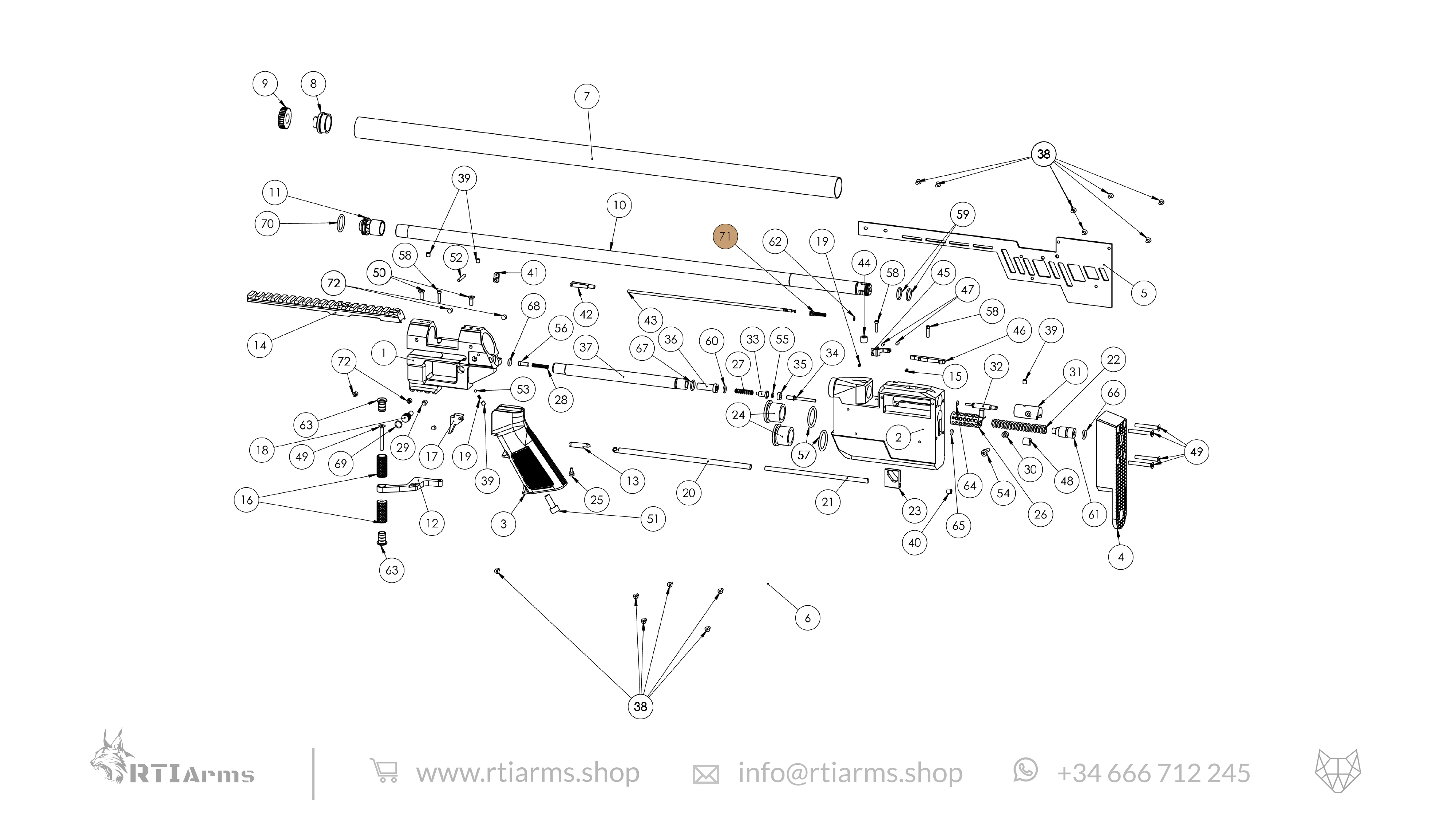 Spare parts RTI Prophet II - Image 68
