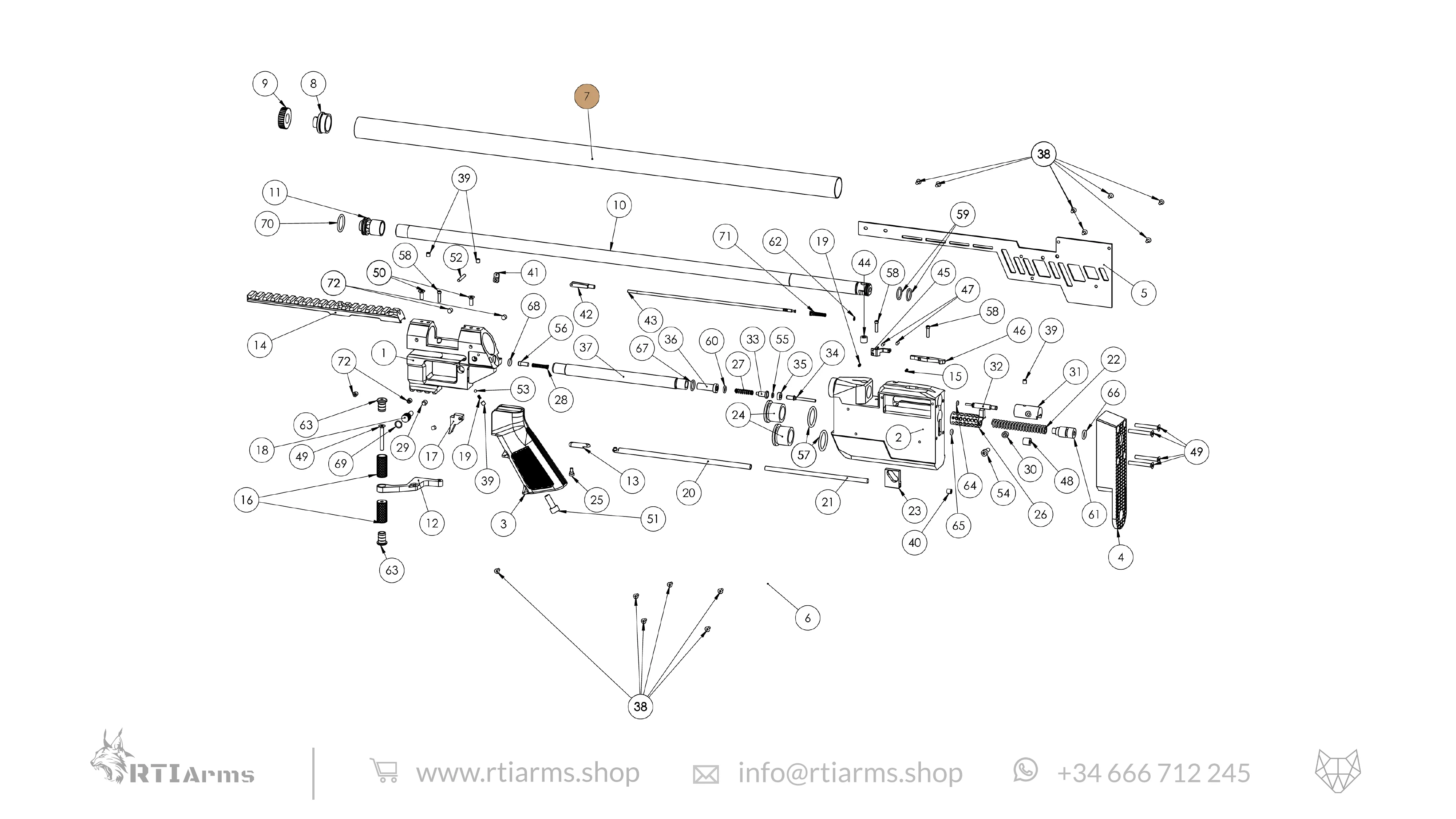 Spare parts RTI Prophet II - Image 8