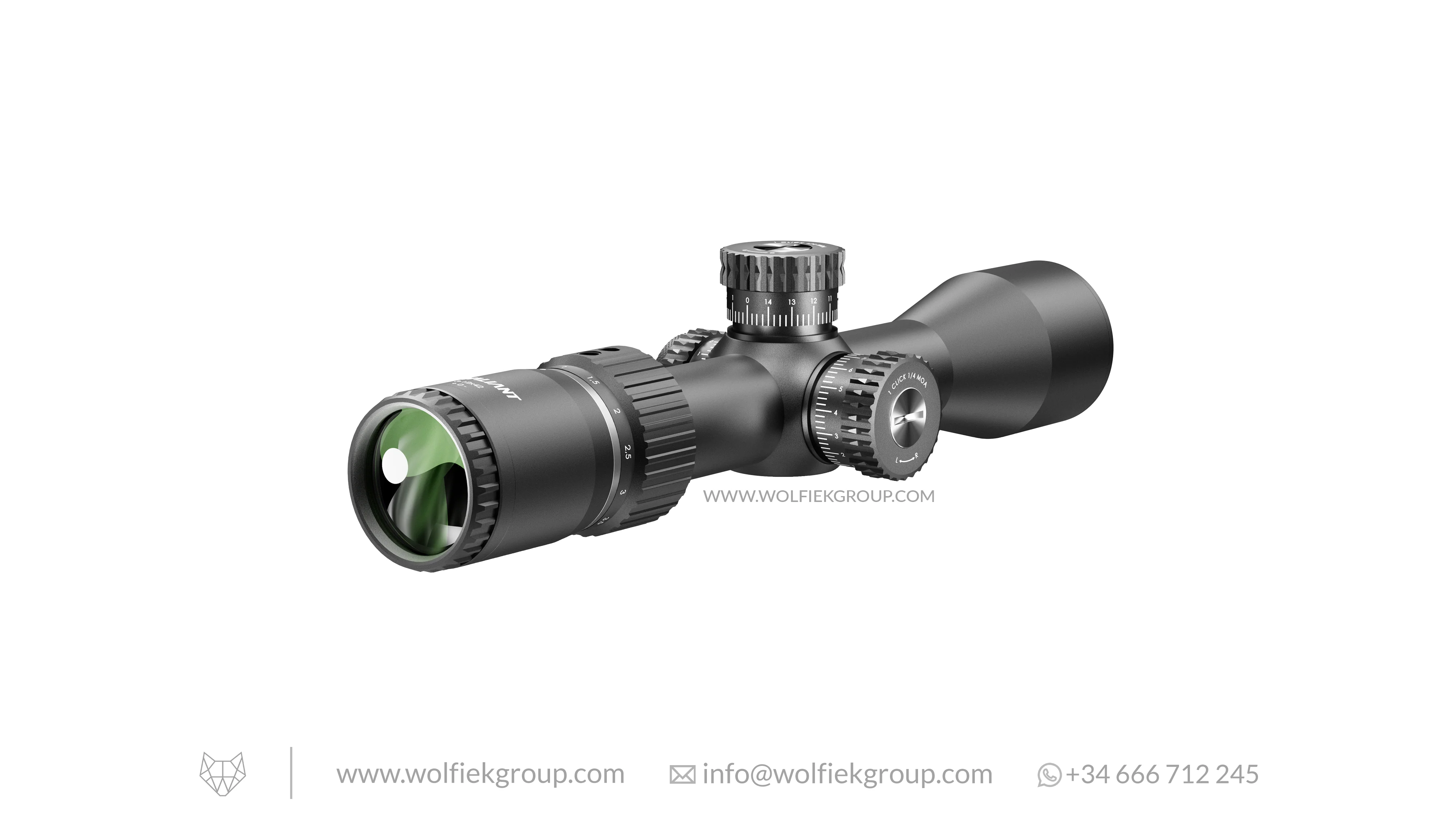 Valiant Optics Themys Riflescope - 3-12x42 SF Compact - Image 3