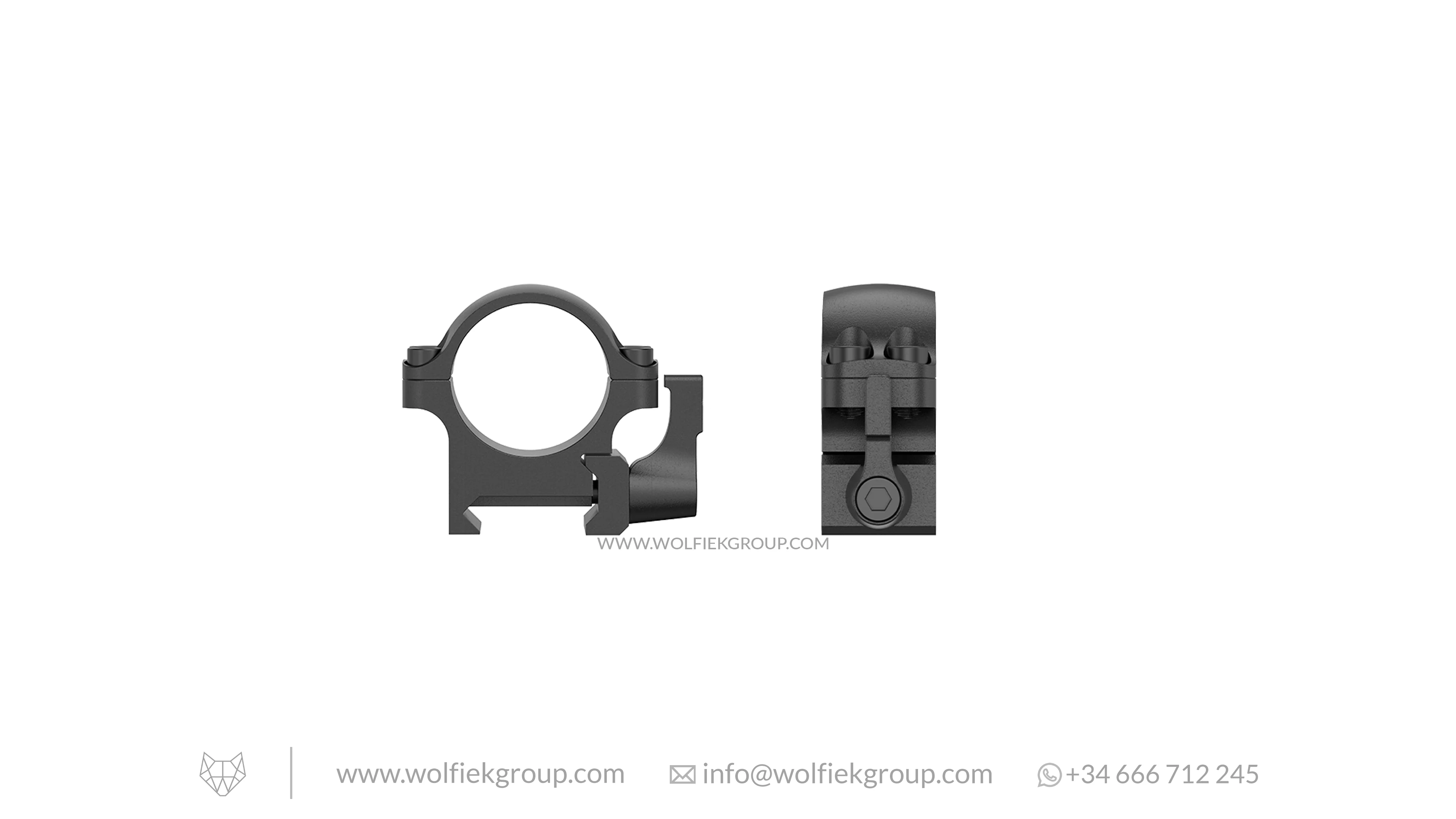 Vector Optics Weaver Riflescope Steel Mounts - 25.4mm QD Low Profile - Image 4