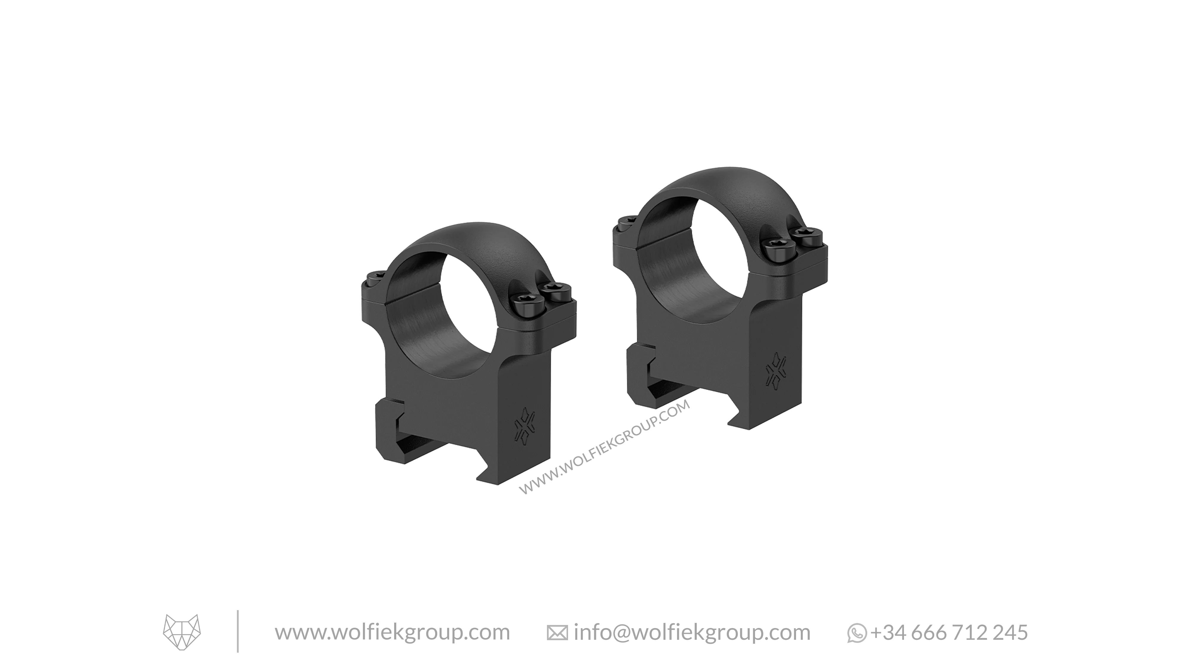 Vector Optics Weaver Riflescope Steel Mounts - 25.4mm - Image 3