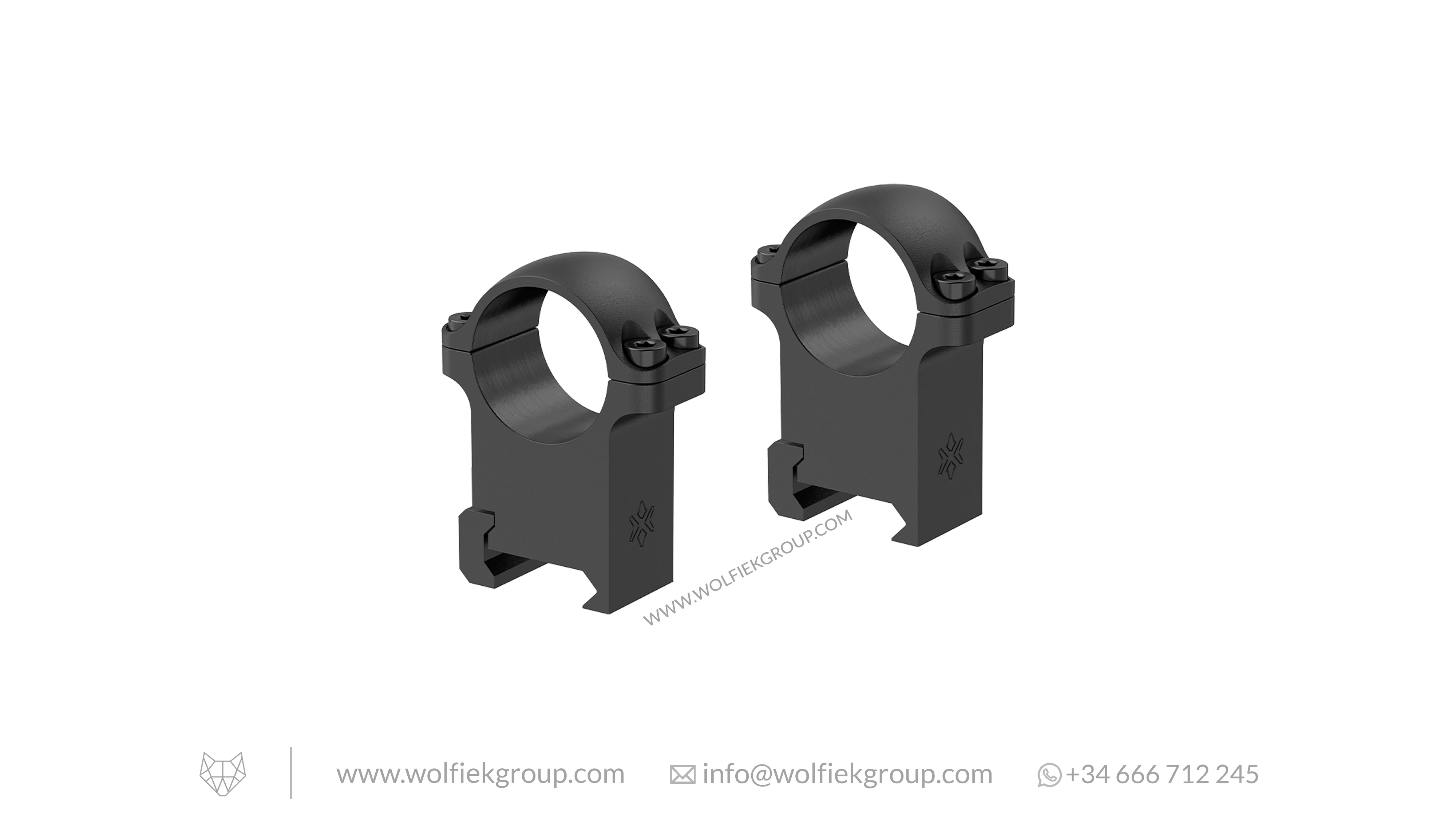 Vector Optics Weaver Riflescope Steel Mounts - 25.4mm - Image 5