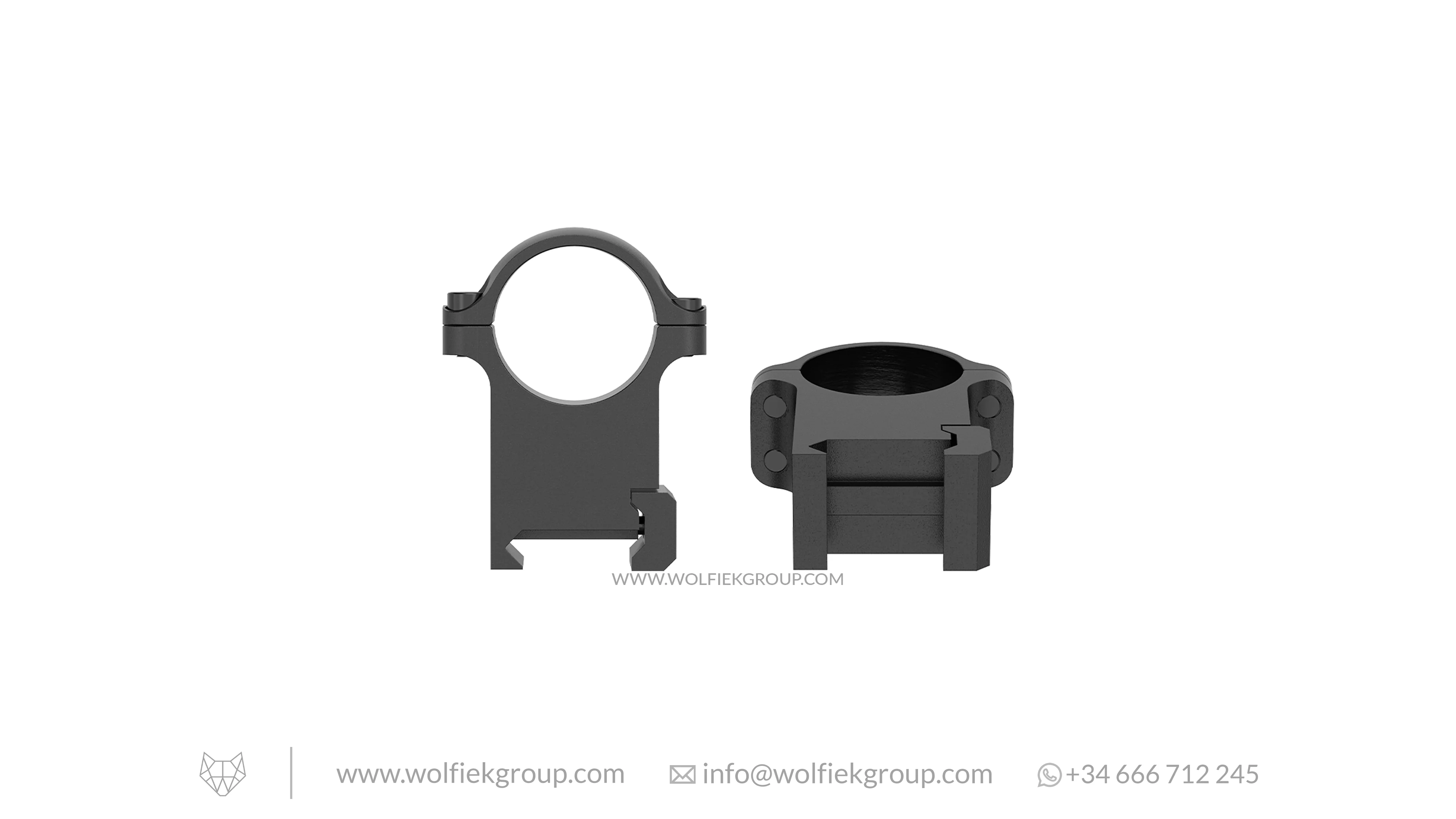 Vector Optics Weaver Riflescope Steel Mounts - 25.4mm - Image 6
