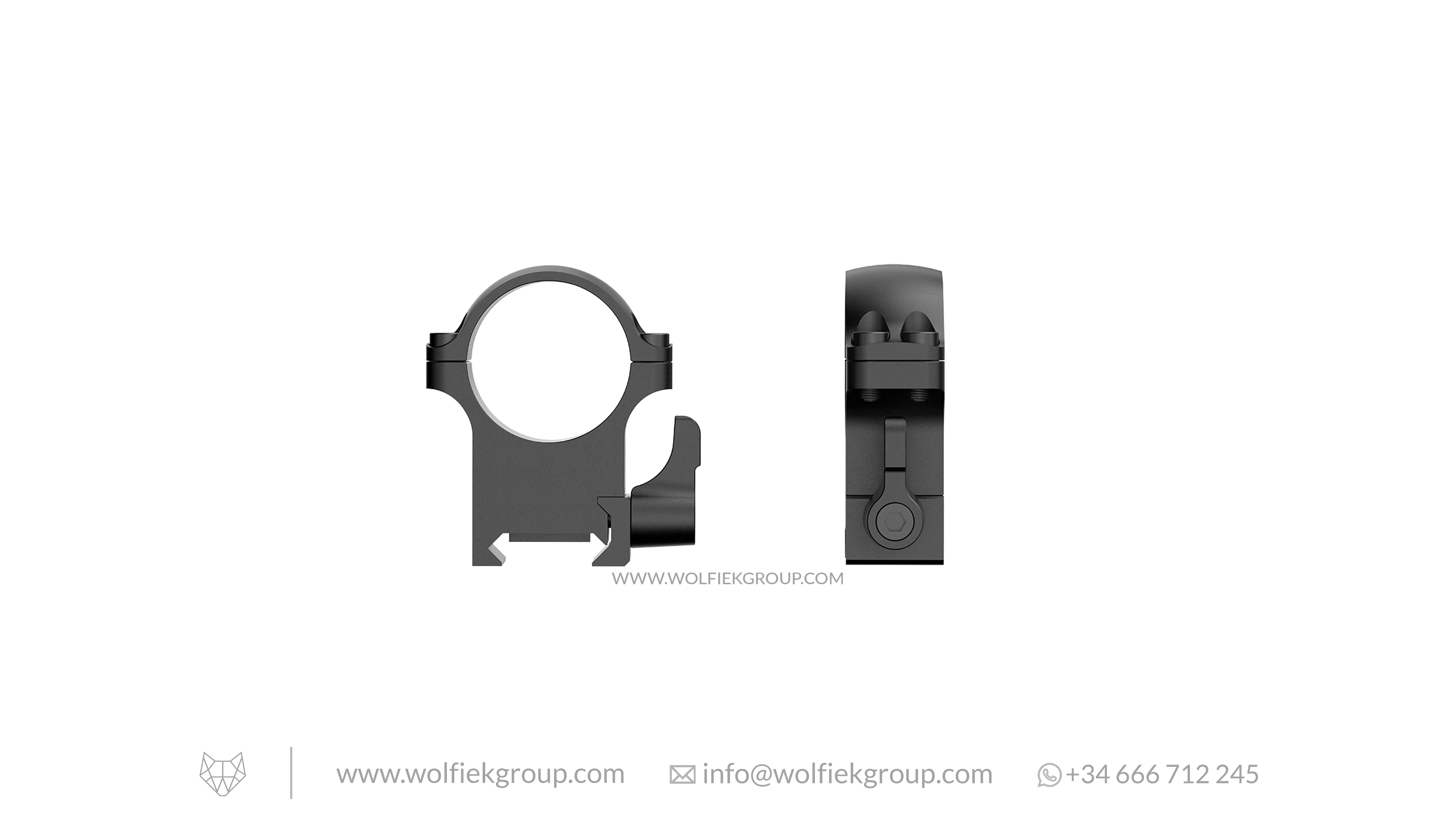 Vector Optics Weaver Riflescope Steel Mounts - 30mm QD - Image 3