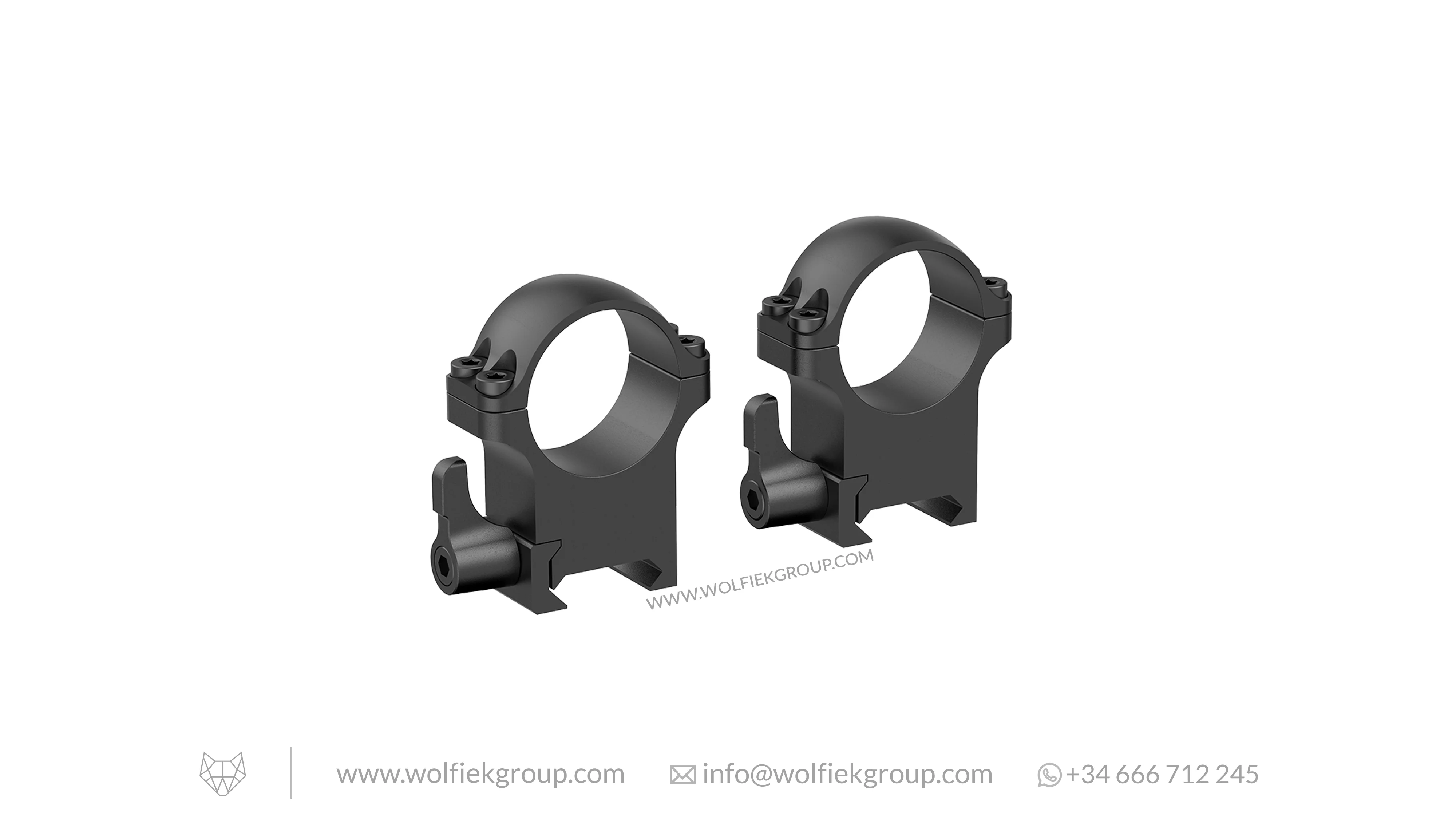 Vector Optics Weaver Riflescope Steel Mounts - 30mm QD - Image 4