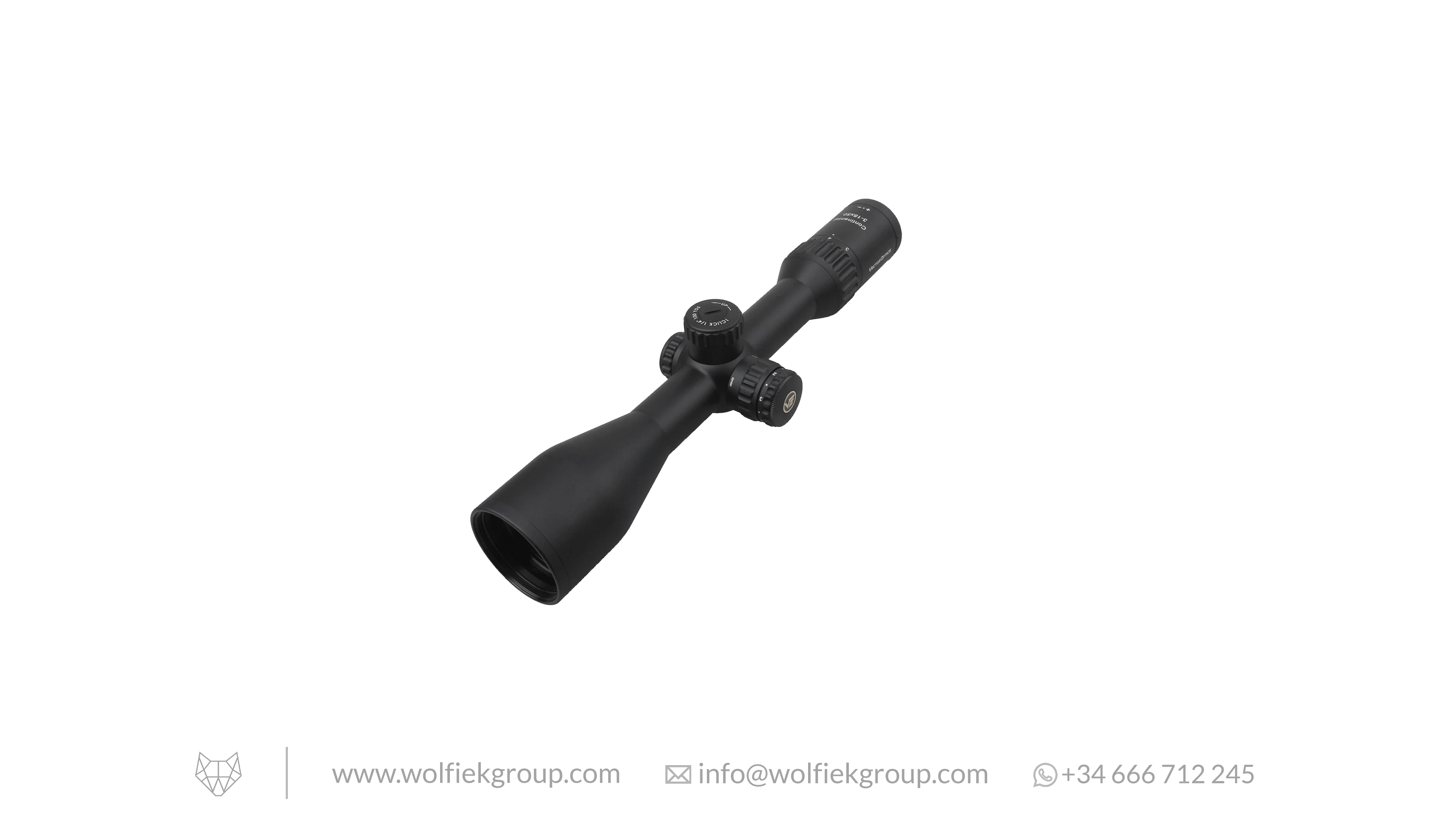 Vector Optics Continental Hunting Scope - x6 3-18x50 CDM SFP