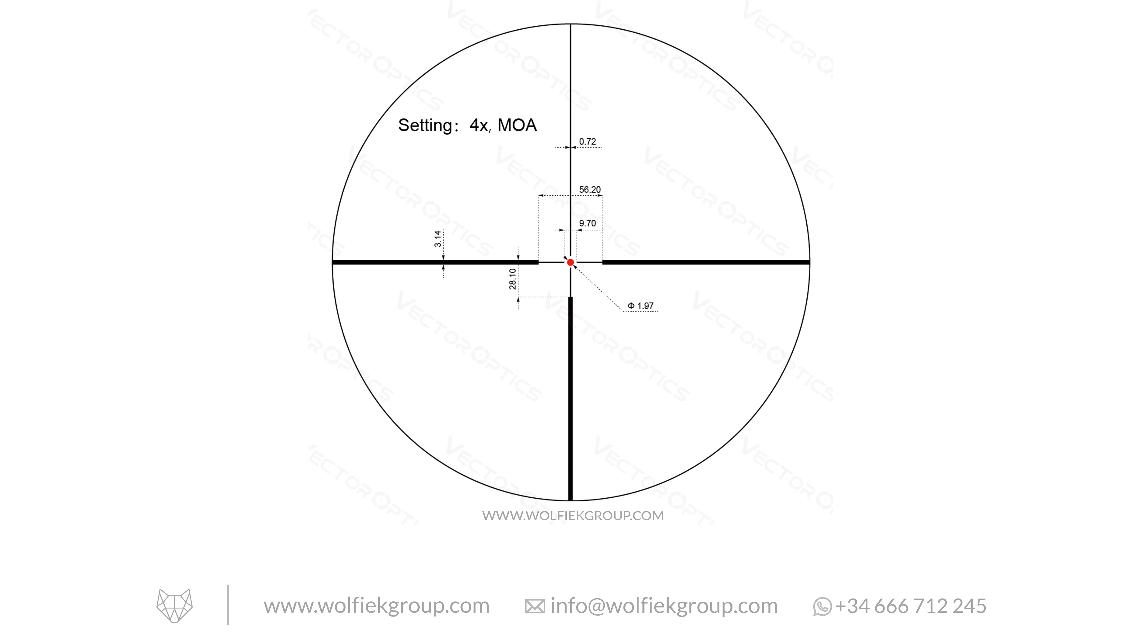 Vector Optics Continental Riflescope Hunting – x8 1-8x24 ED SFP - Image 5