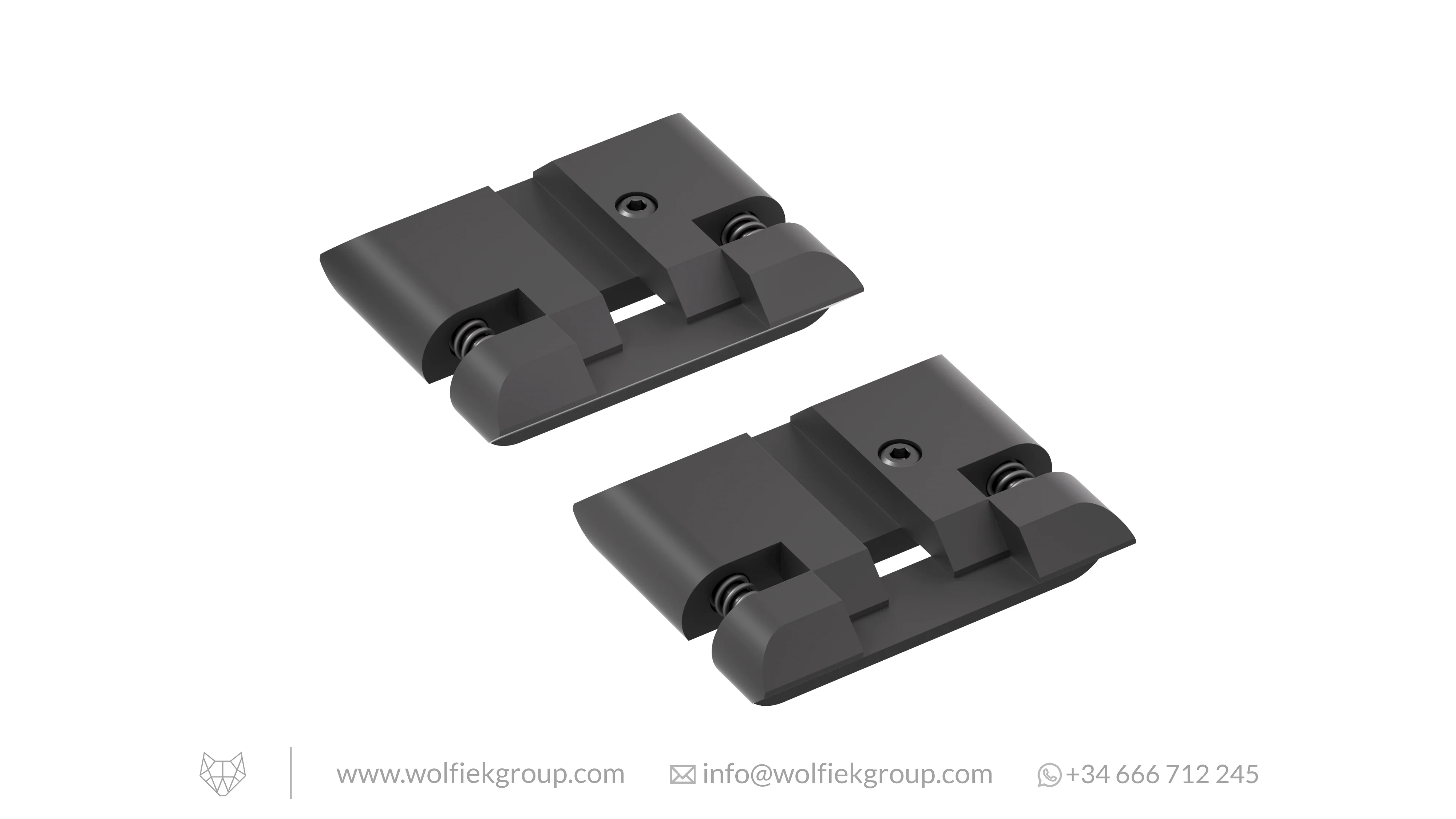 Vector Optics 11 mm Dovetail To Picatinny Rail Adaptor Set - Image 4