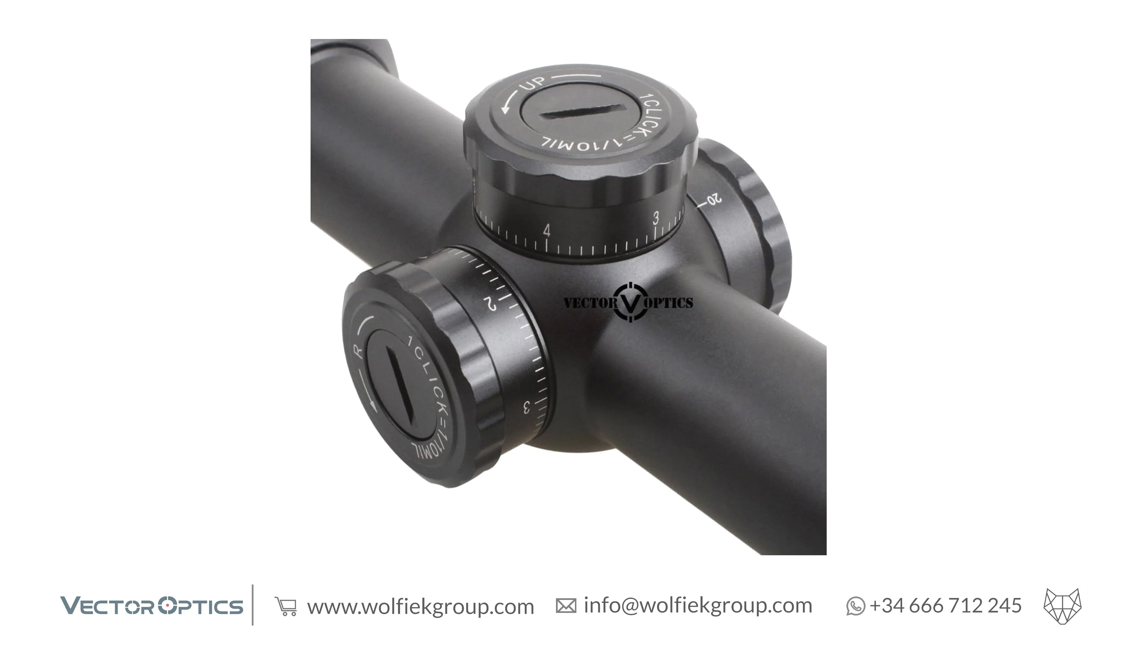 Vector Optics Marksman Riflescope - 3.5-10x44 SFP - Image 3