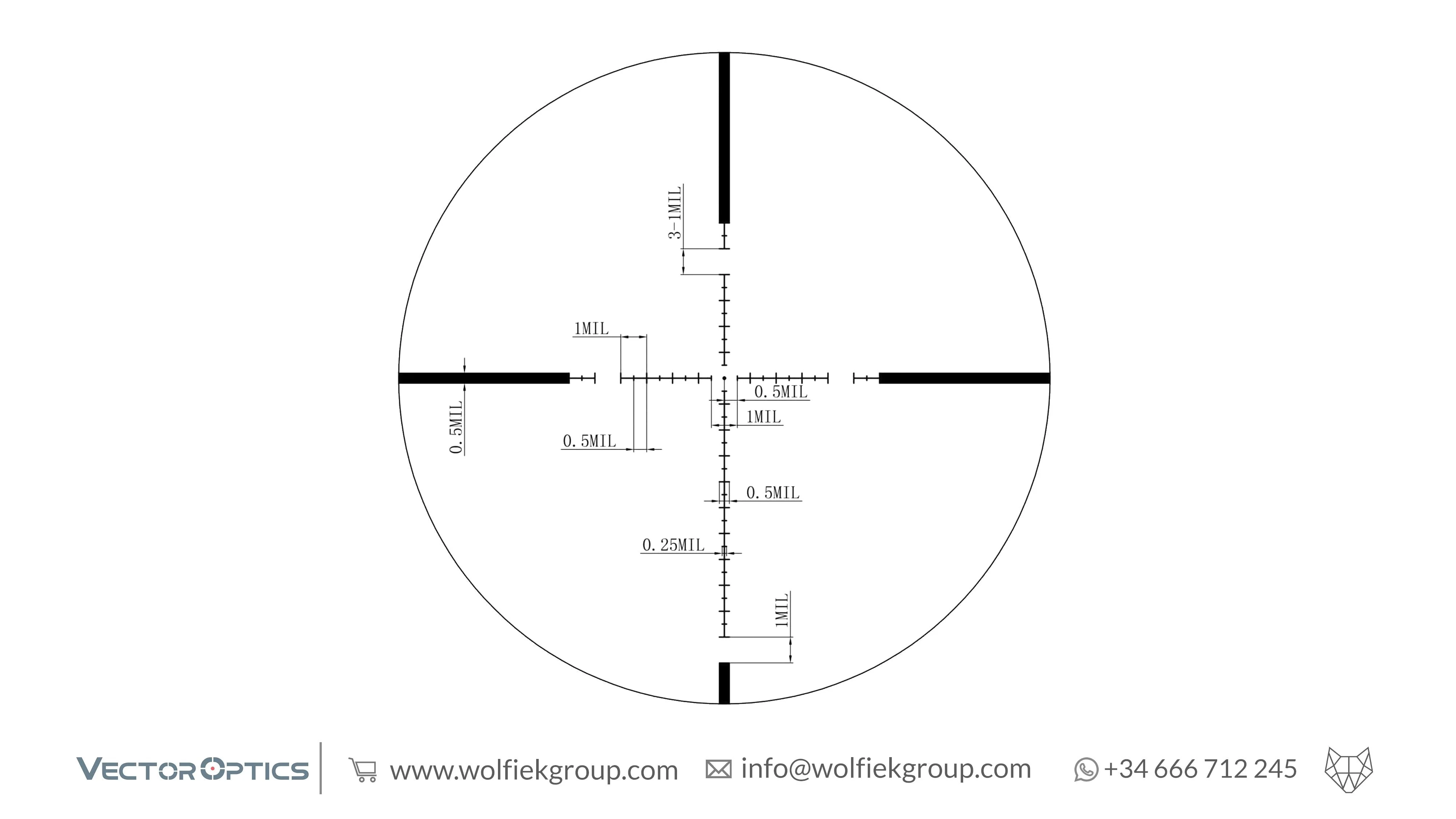 Vector Optics Marksman Riflescope - 3.5-10x44 SFP - Image 4