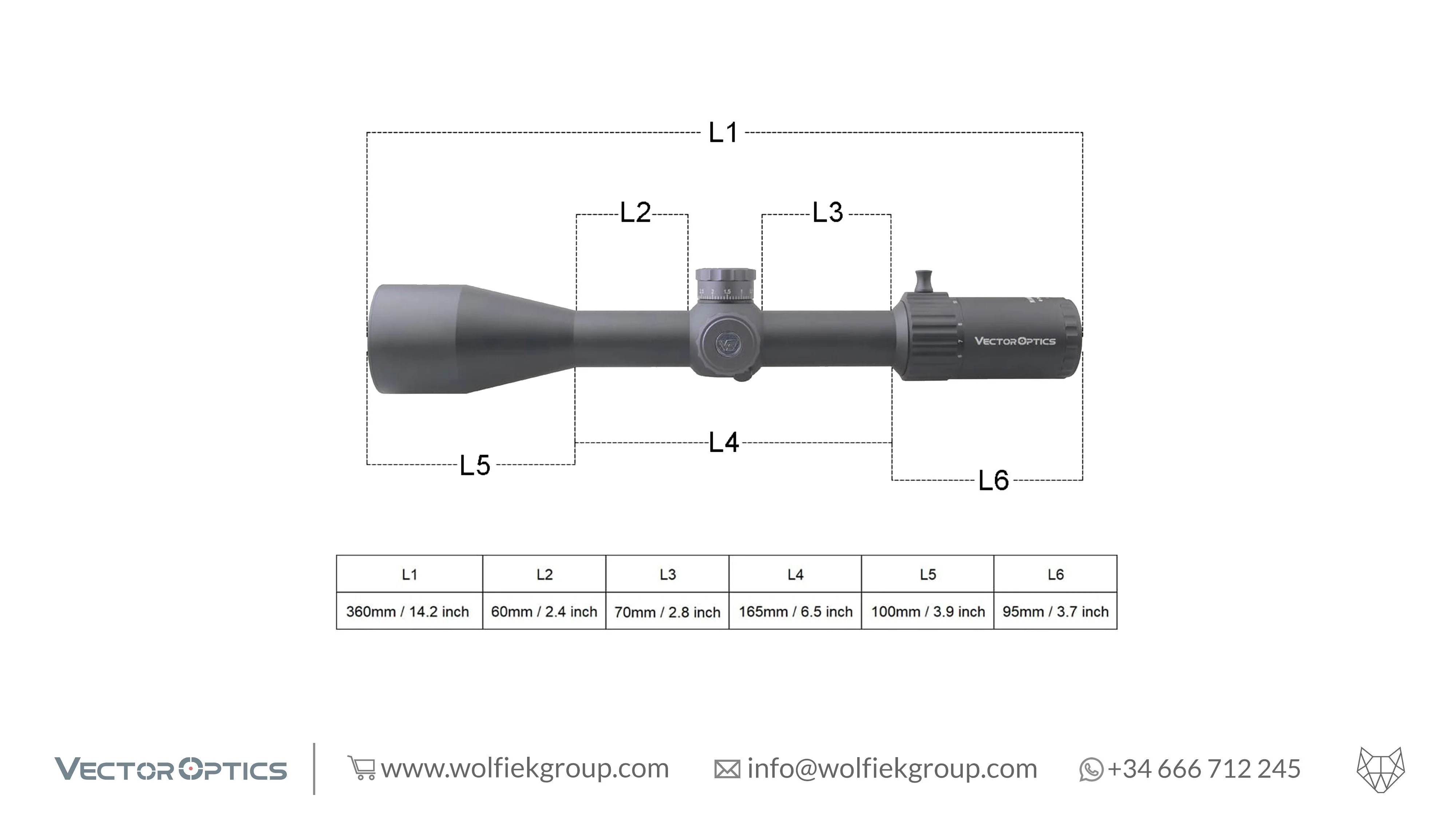 Vector Optics Marksman Riflescope - 6-24x50 FFP - Image 4