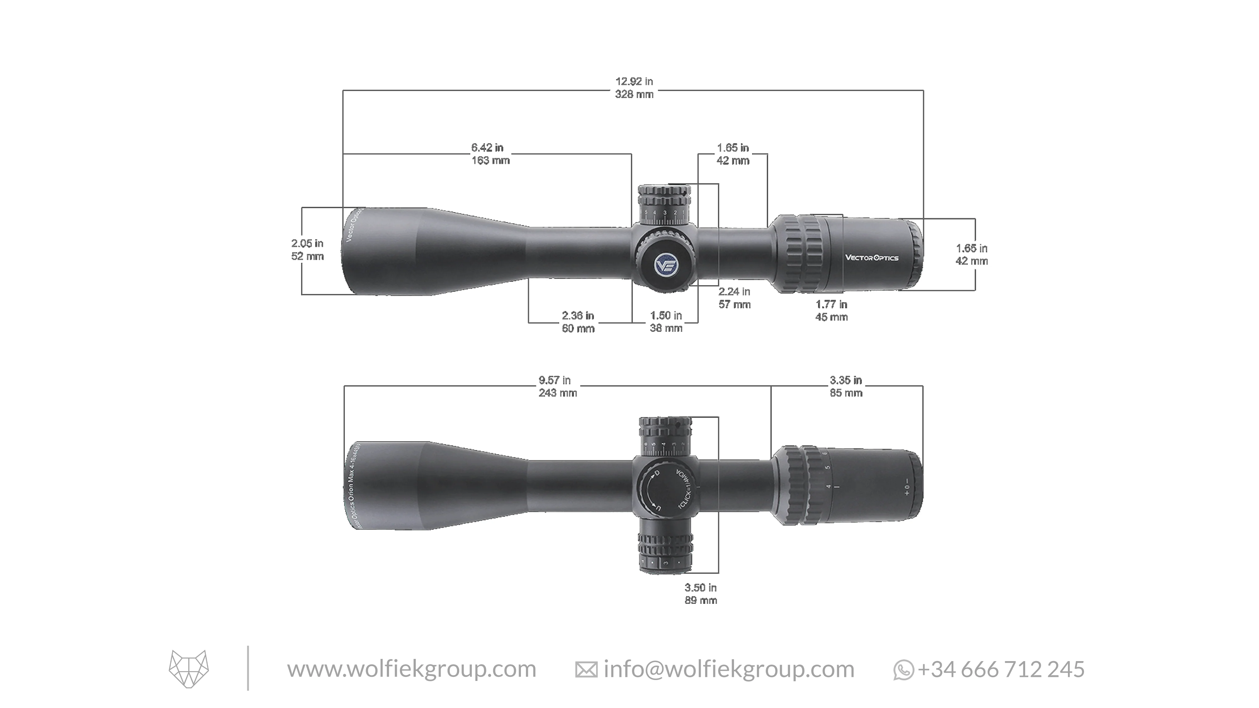Vector Optics Orion Riflescope - 4-16x44 MAX - Image 9