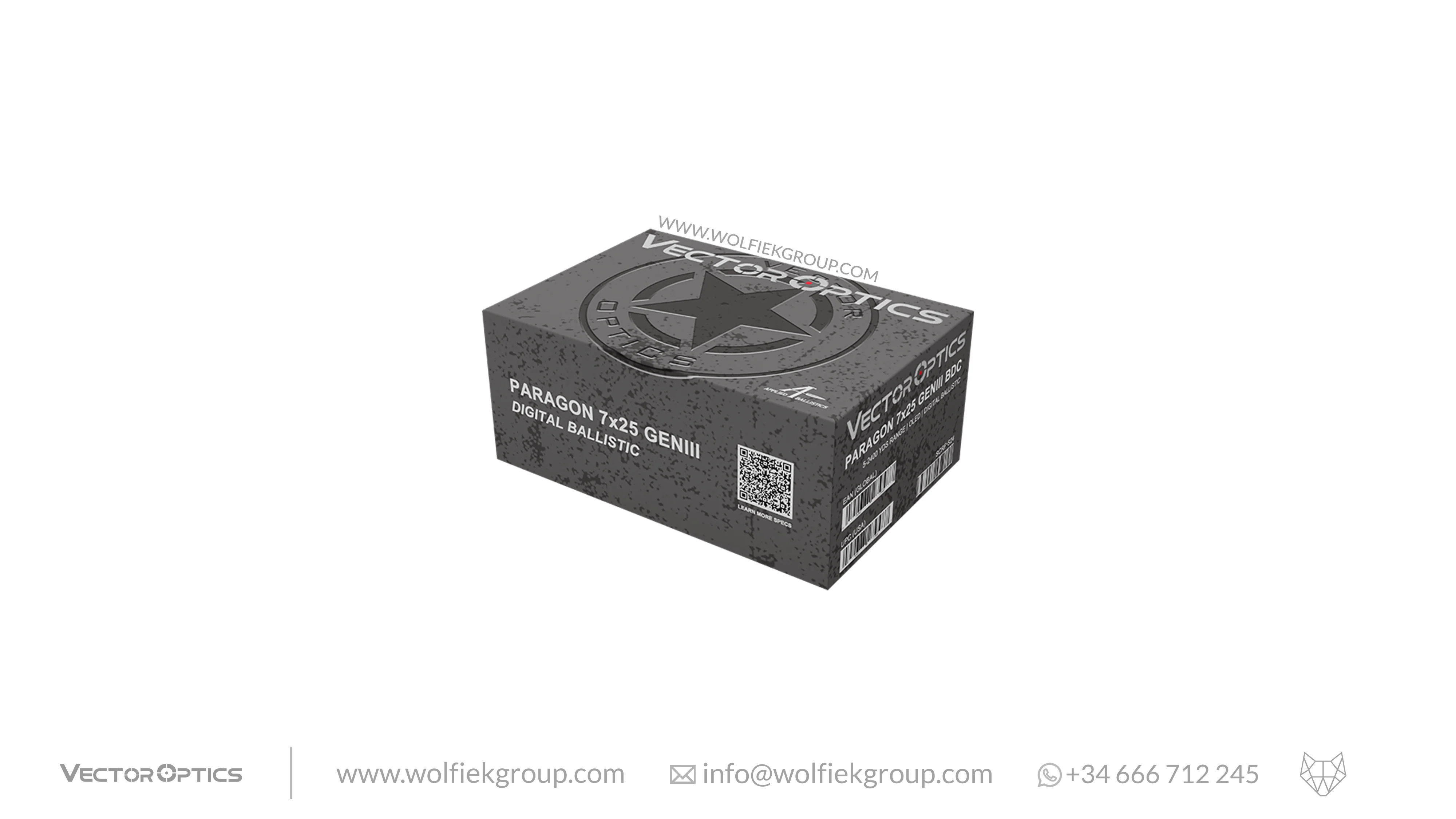 Vector Optics Paragon Digital Balistic BDC Rangefinder – 7x25 Gen III - Image 4