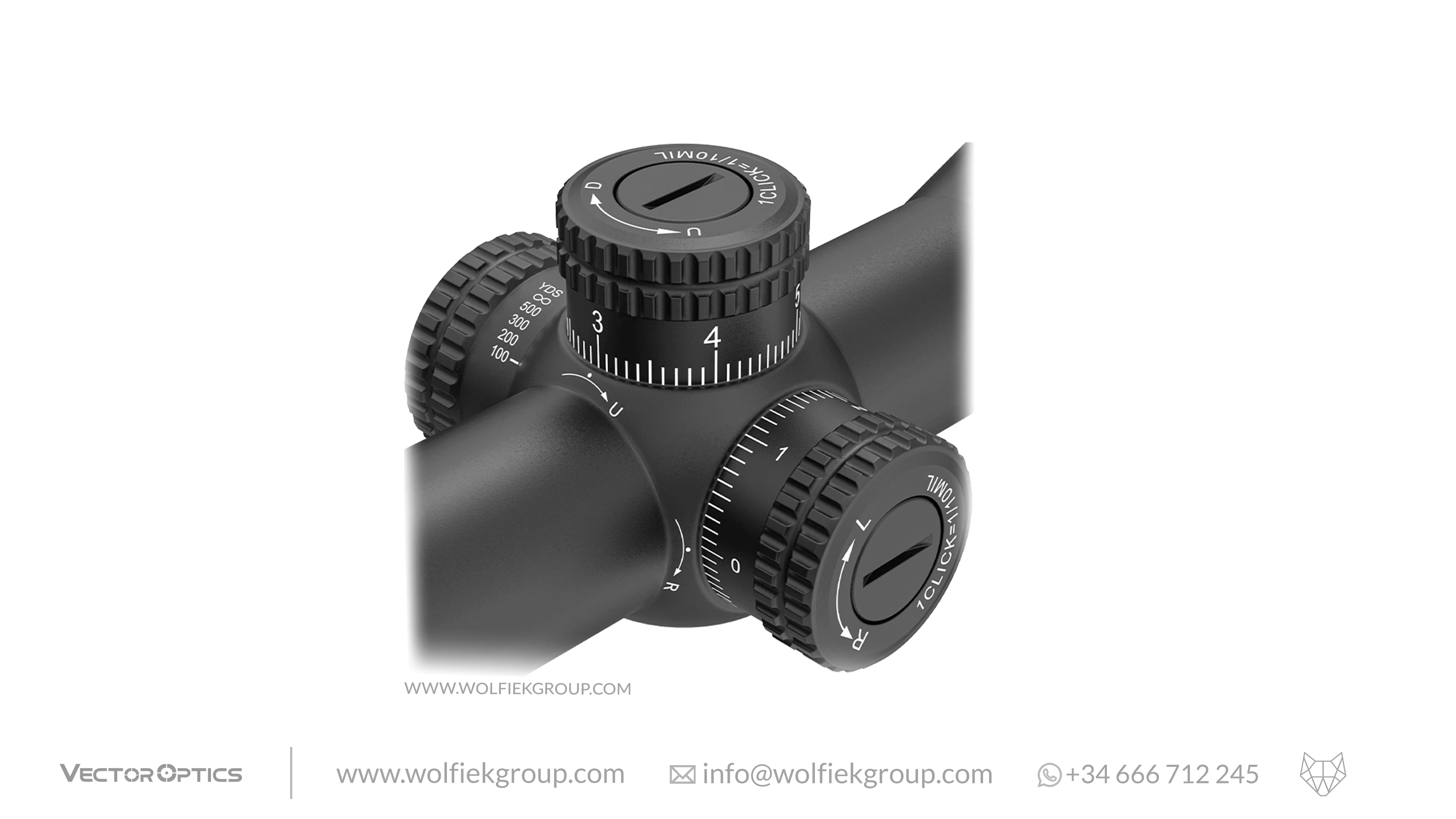 Vector Optics Veyron Riflescope - 10X44 SFP - Image 4