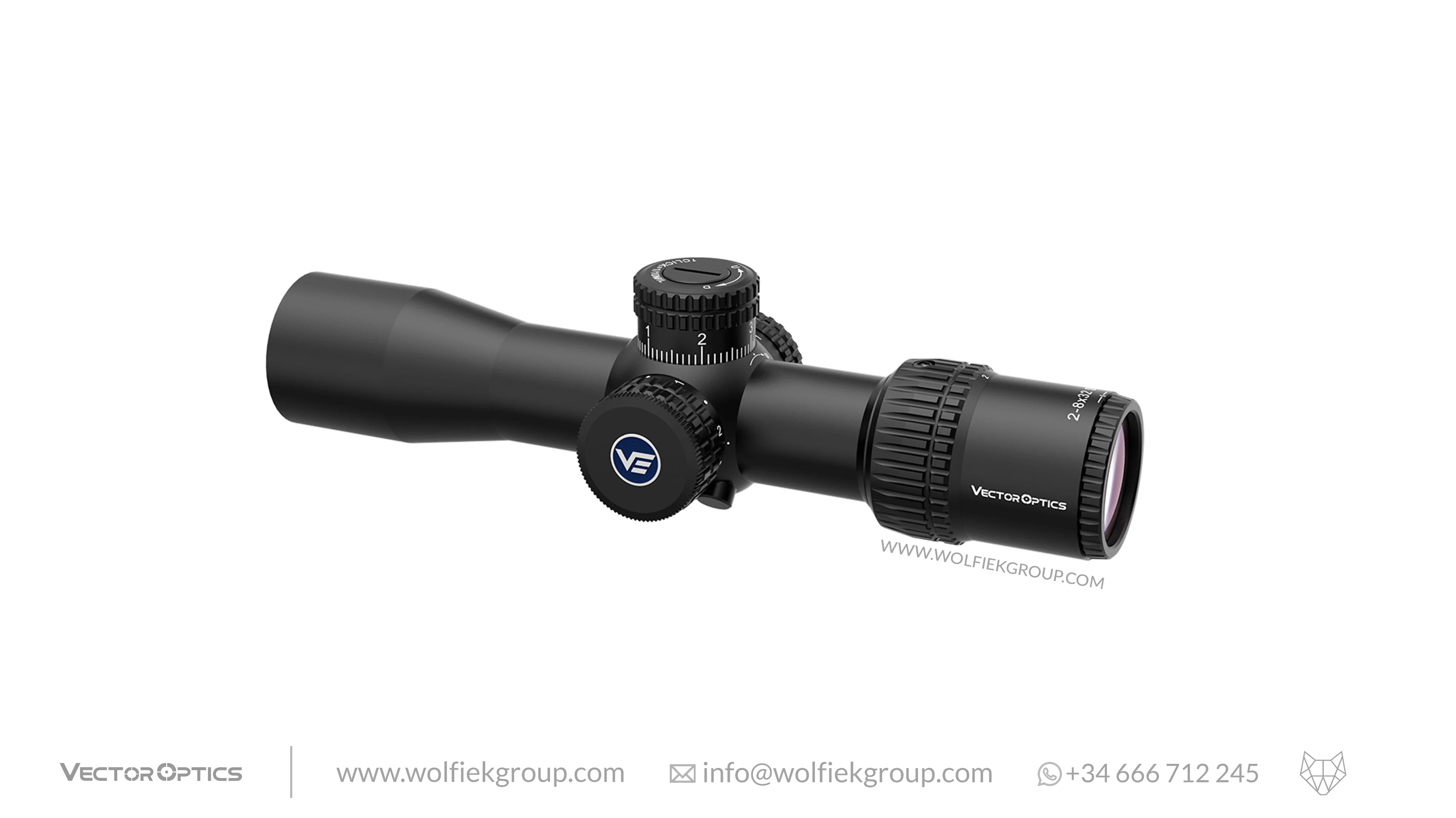 Vector Optics Veyron Riflescope - 2-8x32 IR SFP - Image 3