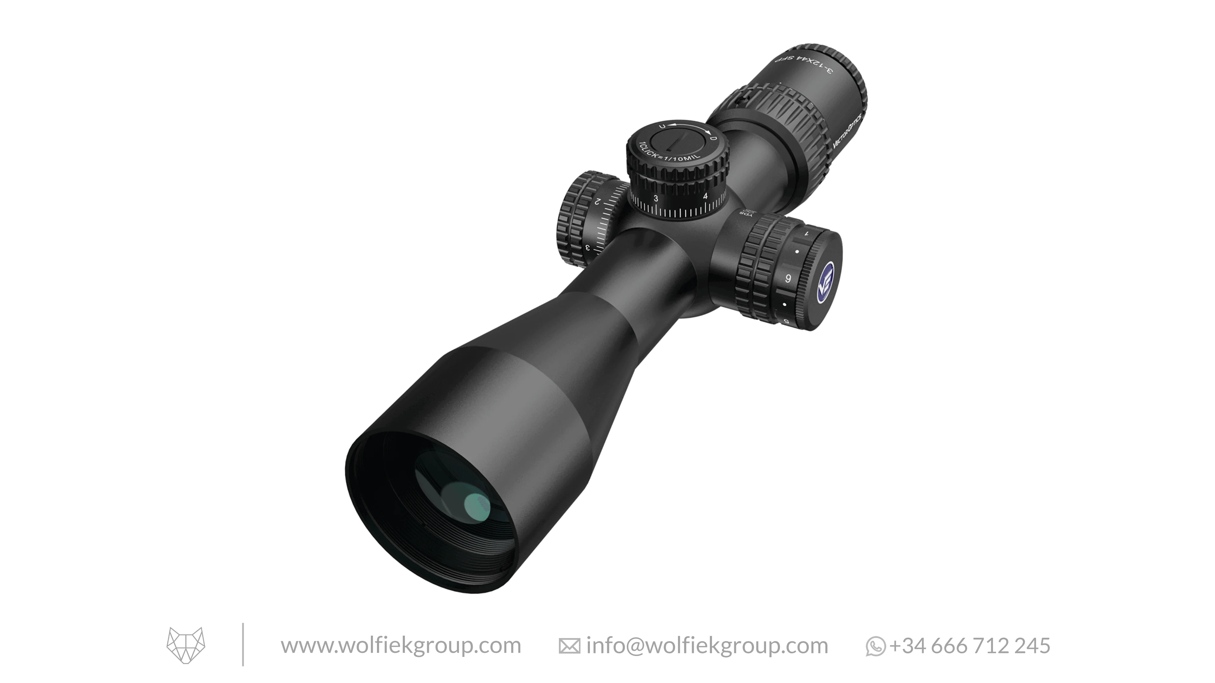Vector Optics Veyron Compact Riflescope - 3-12x44IR SFP - Image 3