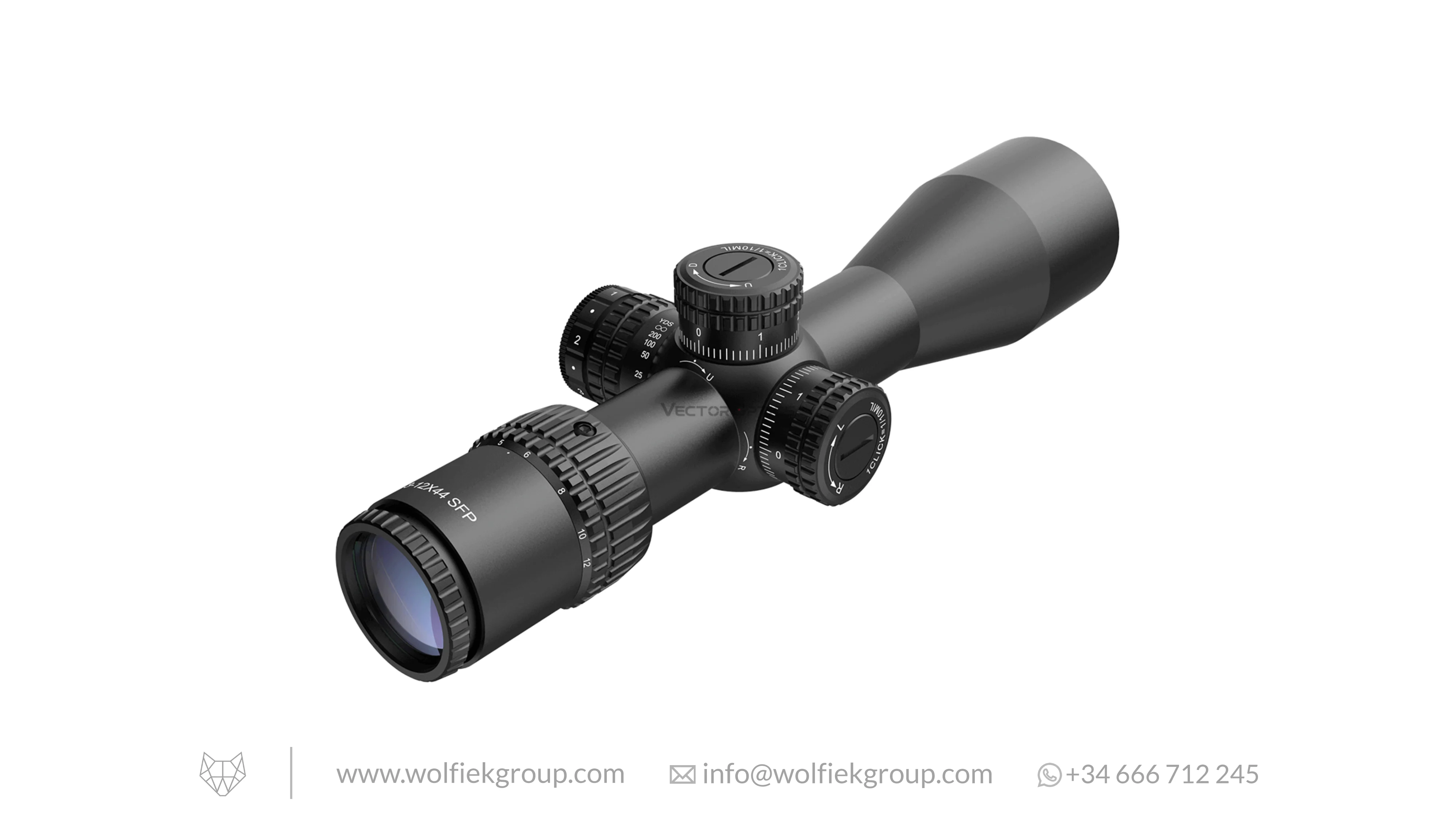 Vector Optics Veyron Compact Riflescope - 3-12x44IR SFP - Image 4