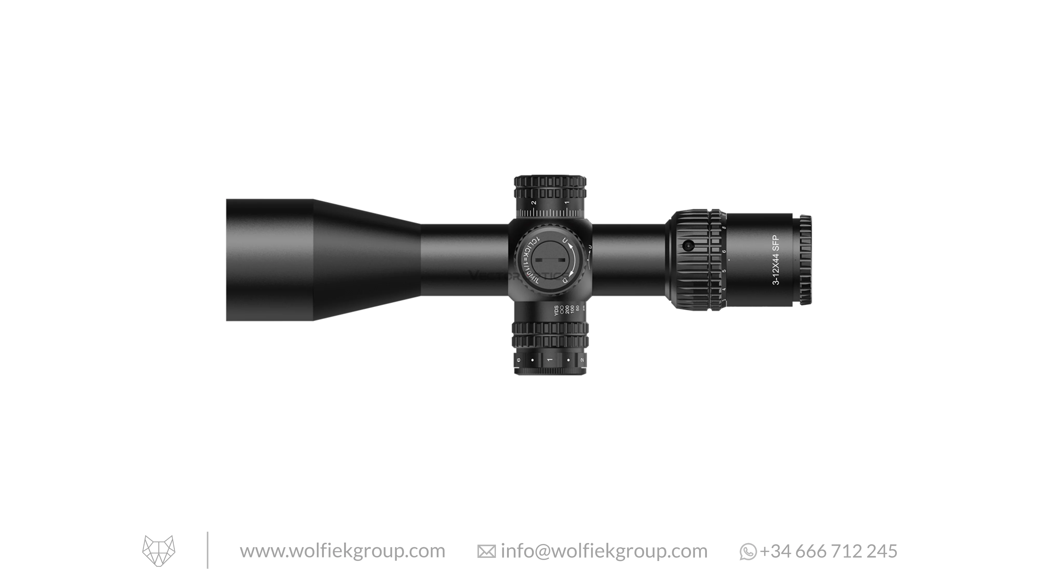 Vector Optics Veyron Compact Riflescope - 3-12x44IR SFP - Image 5