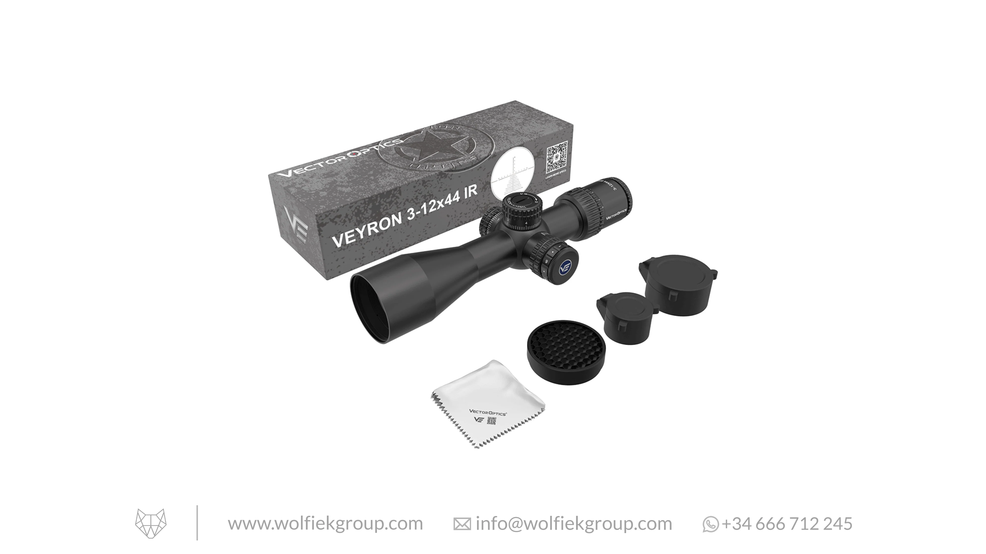 Vector Optics Veyron Compact Riflescope - 3-12x44IR SFP - Image 9
