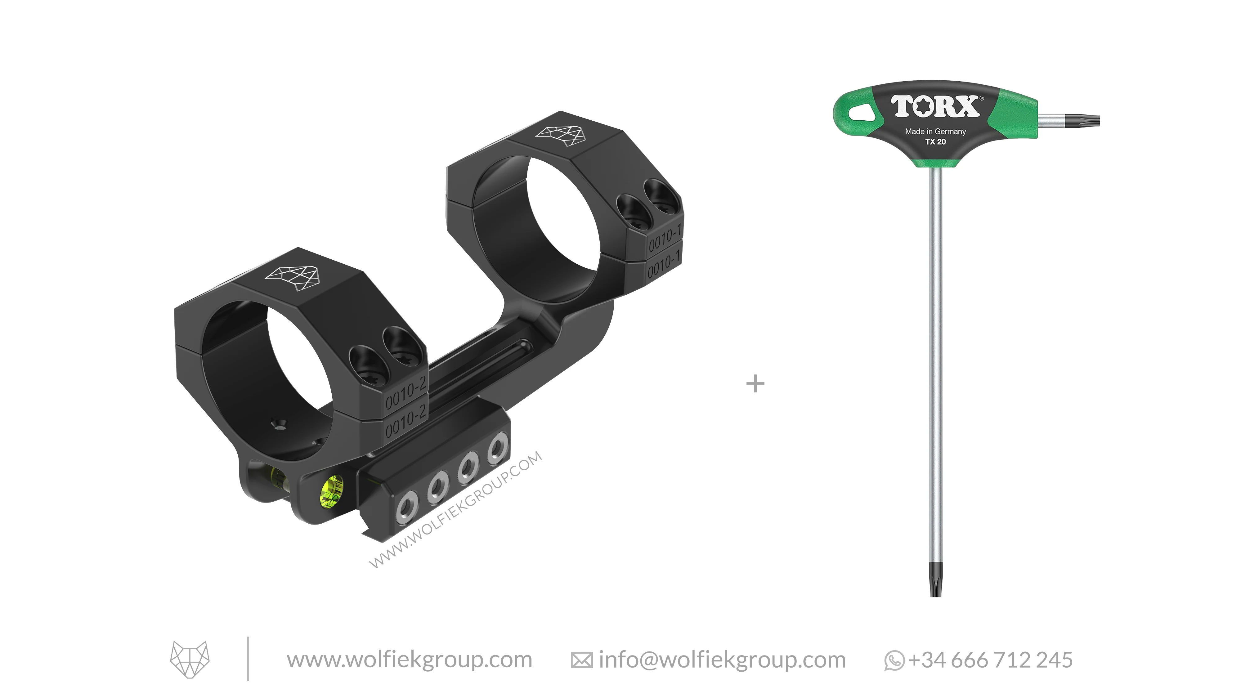 Wolfiek Group One-Piece Scope Mount - 30mm - Image 3