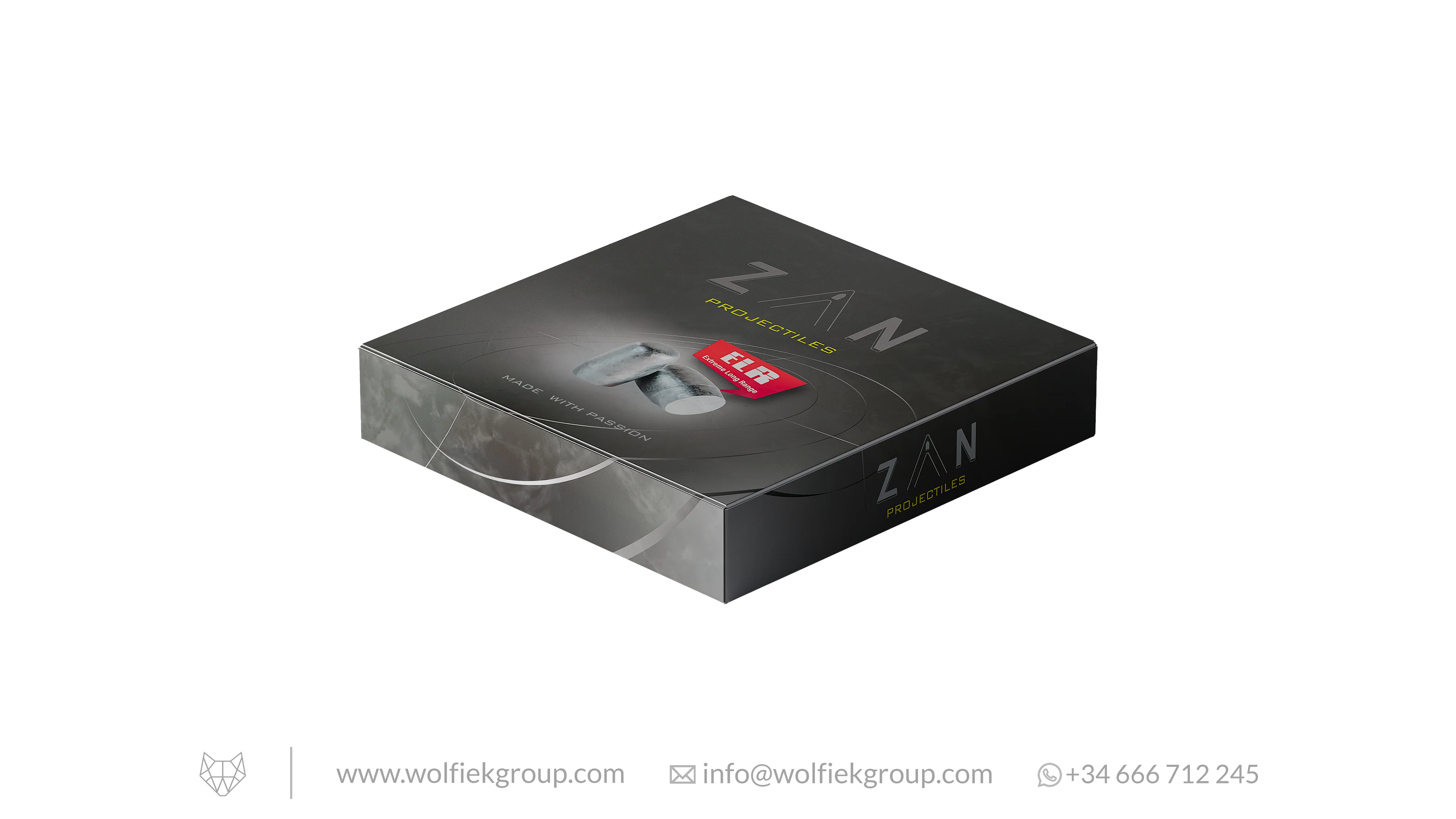 Zan Projectiles Airgun Slugs ELR - Cal. 25 (6.5mm) | 3.97g (61.3gr)